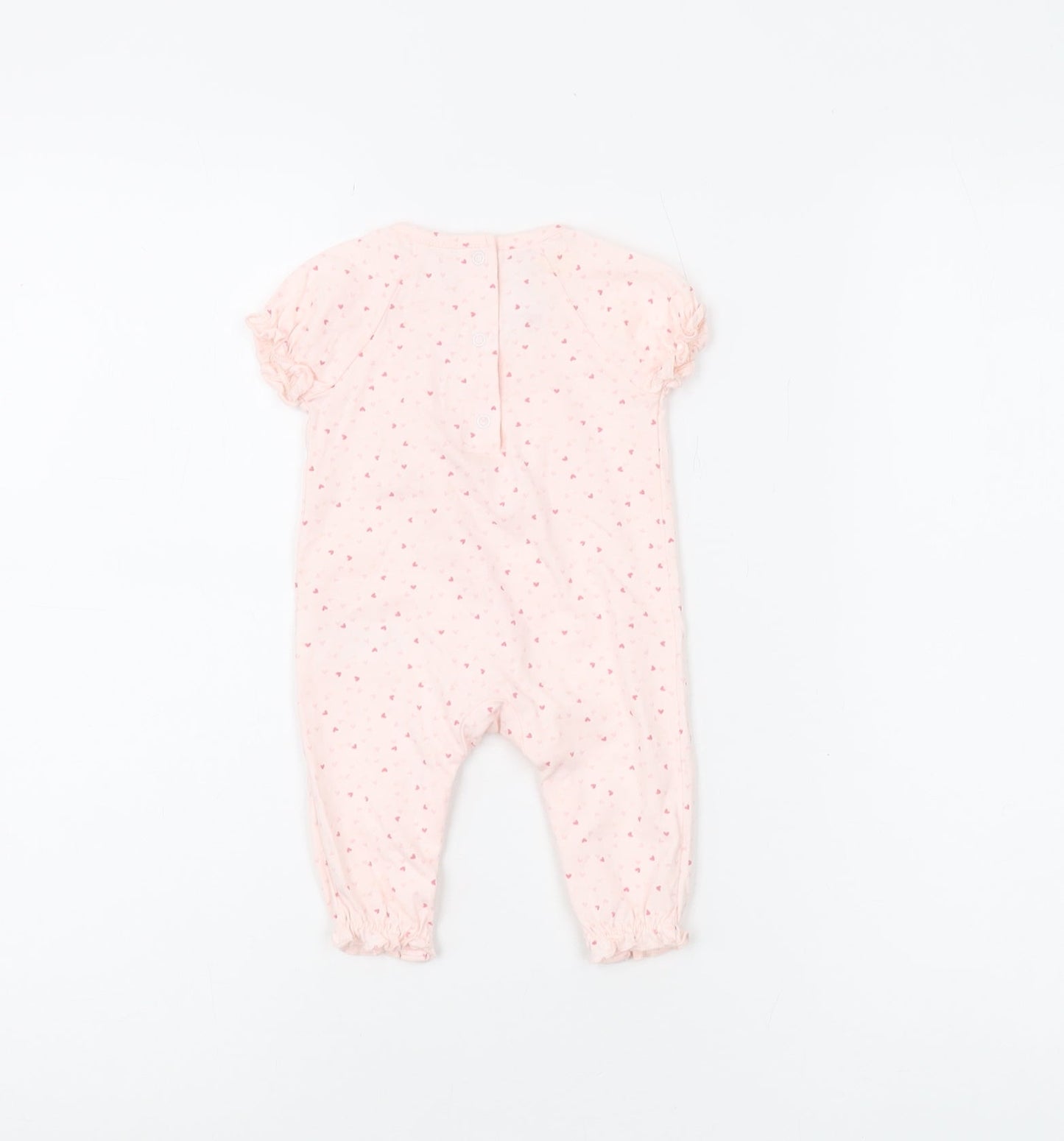 The Little White Company Pink Newborn Babygrow - Unisex