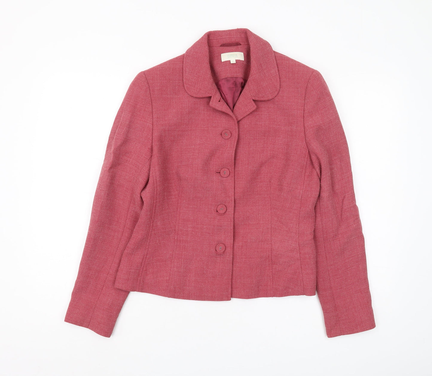 Marks and Spencer Women's Pink Blazer Size 12