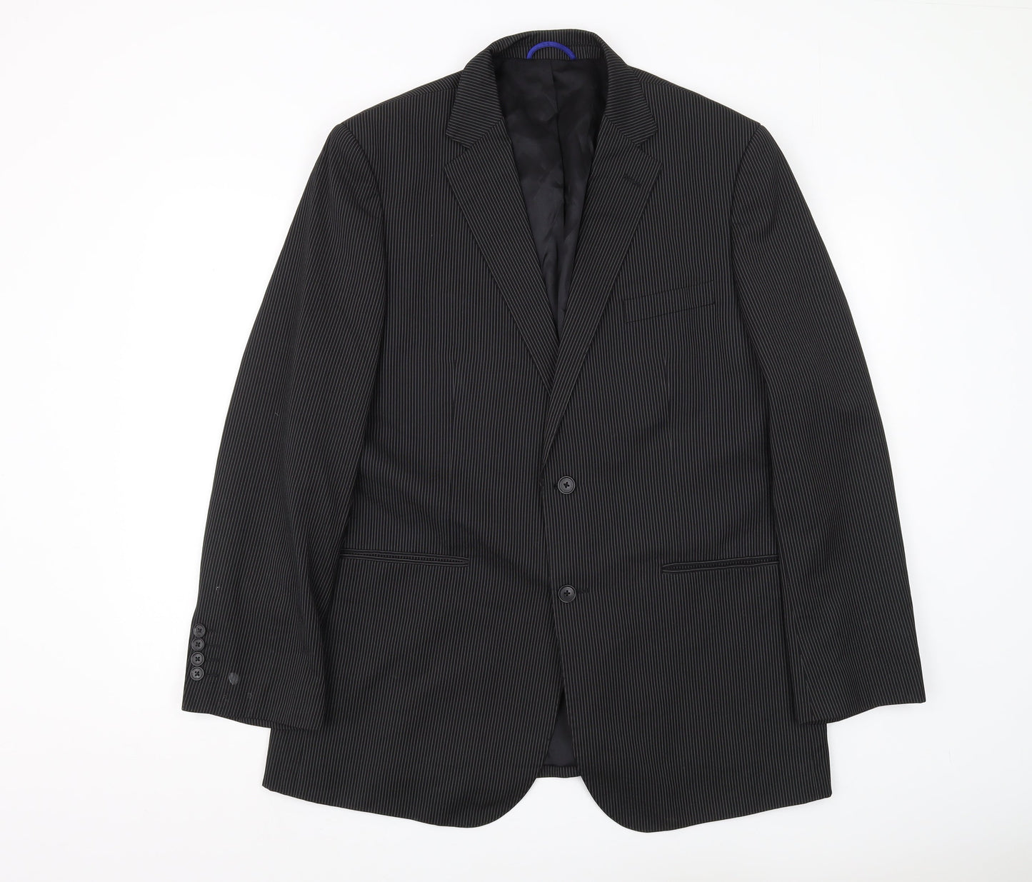 Mens UK Size 44 Burton Regular Black Suit Jacket