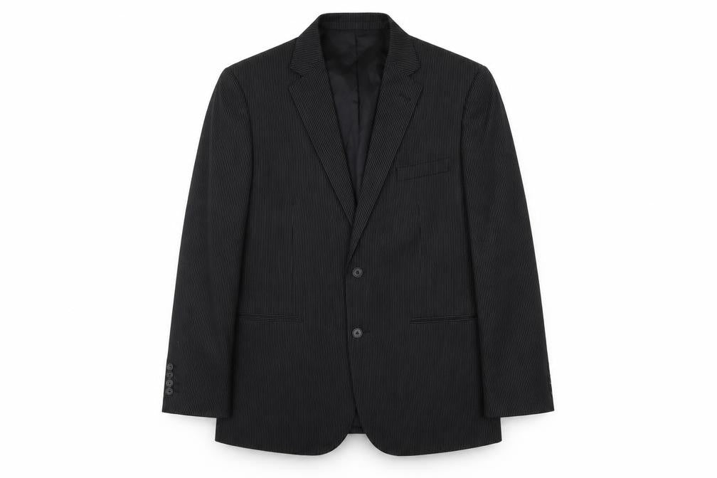 Mens UK Size 44 Burton Regular Black Suit Jacket