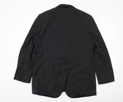 Mens UK Size 44 Burton Regular Black Suit Jacket