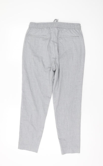 Topman Men's Grey Jogger Trousers, M - Casual Elastic Waist