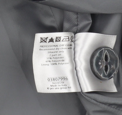 Per Una Women's Grey Trench Coat Size 8 - Elegant & Formal