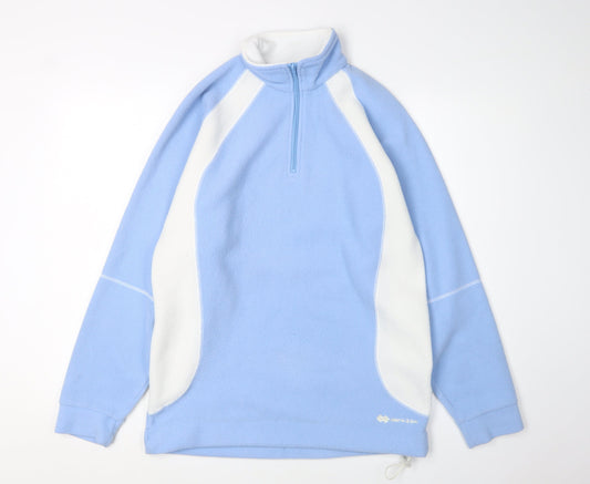 Additional front view of Dare 2b unisex blue fleece pullover sweatshirt m