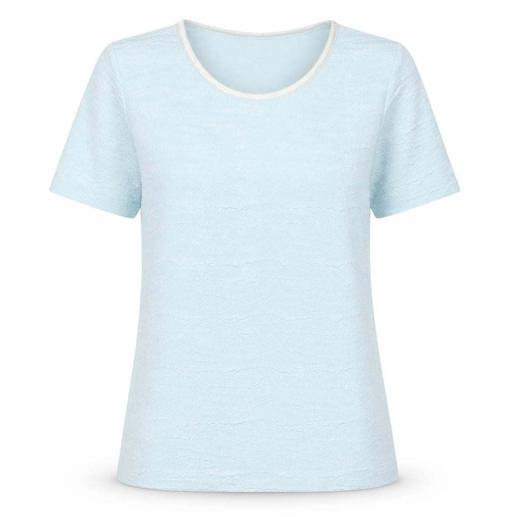 Womens UK Size S Honor Millburn Blue Basic T-Shirt