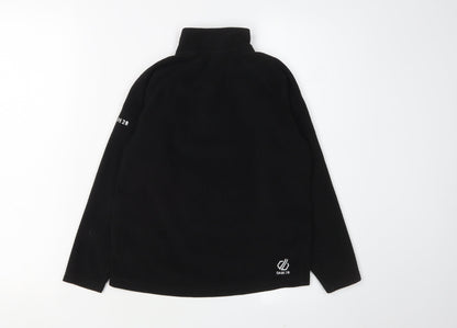 Dare 2b Girls Black Fleece Pullover Sweatshirt, Size 10 Years