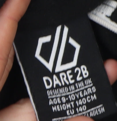 Dare 2b Girls Black Fleece Pullover Sweatshirt, Size 10 Years