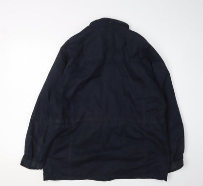 Mens UK Size L Trespass Blue Windbreaker Coat