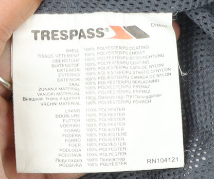 Mens UK Size L Trespass Blue Windbreaker Coat