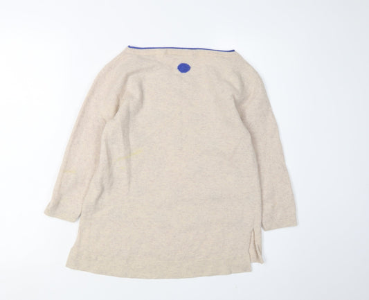 Womens UK Size 8 White Stuff Beige Pullover Jumper