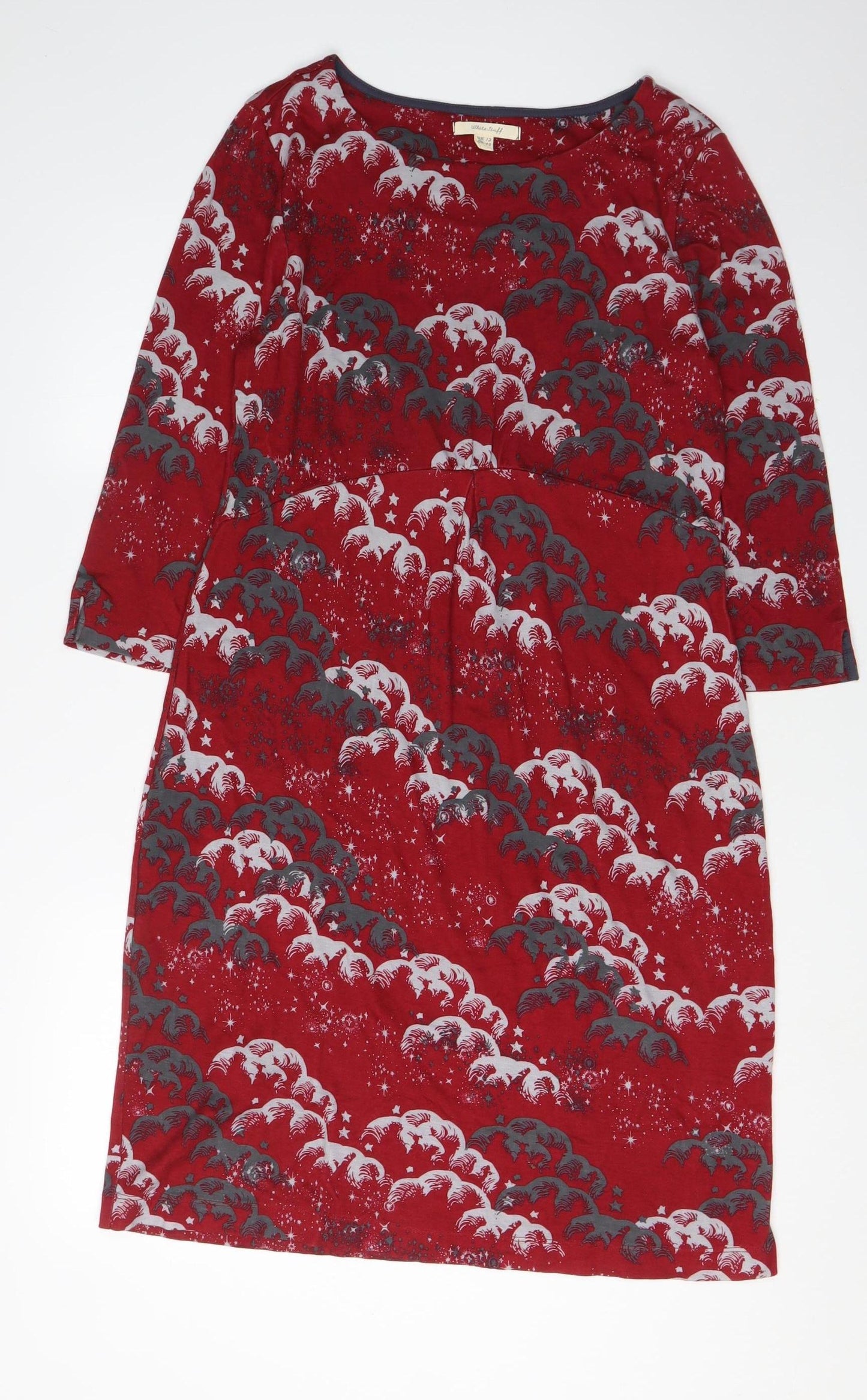 White Stuff Women’s Red Sheath Dress, Size 12