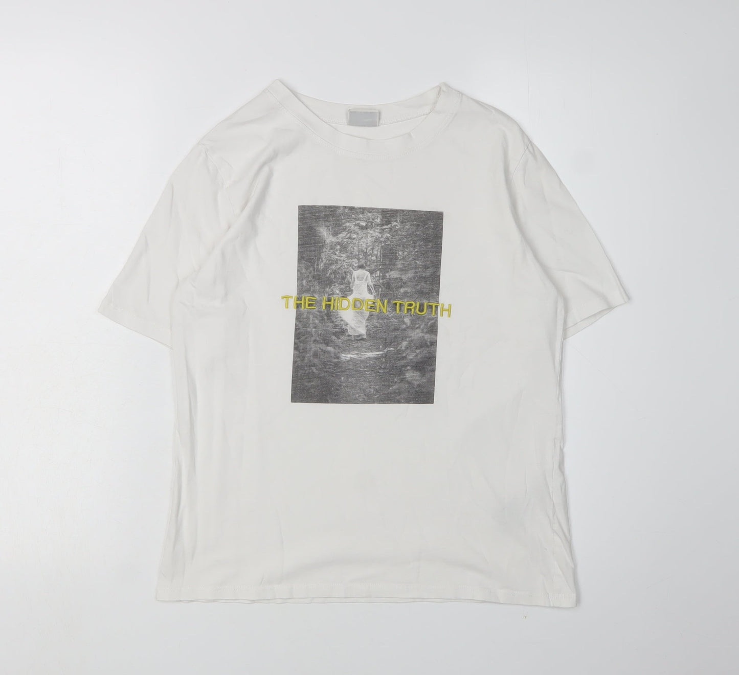 Womens UK Size S Jacqueline de Yong White Basic T-Shirt