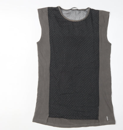 Guess Women's Black XS Sleeveless Viscose T-Shirt