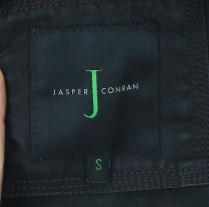 Mens UK Size S Jasper Conran Black Pea Coat