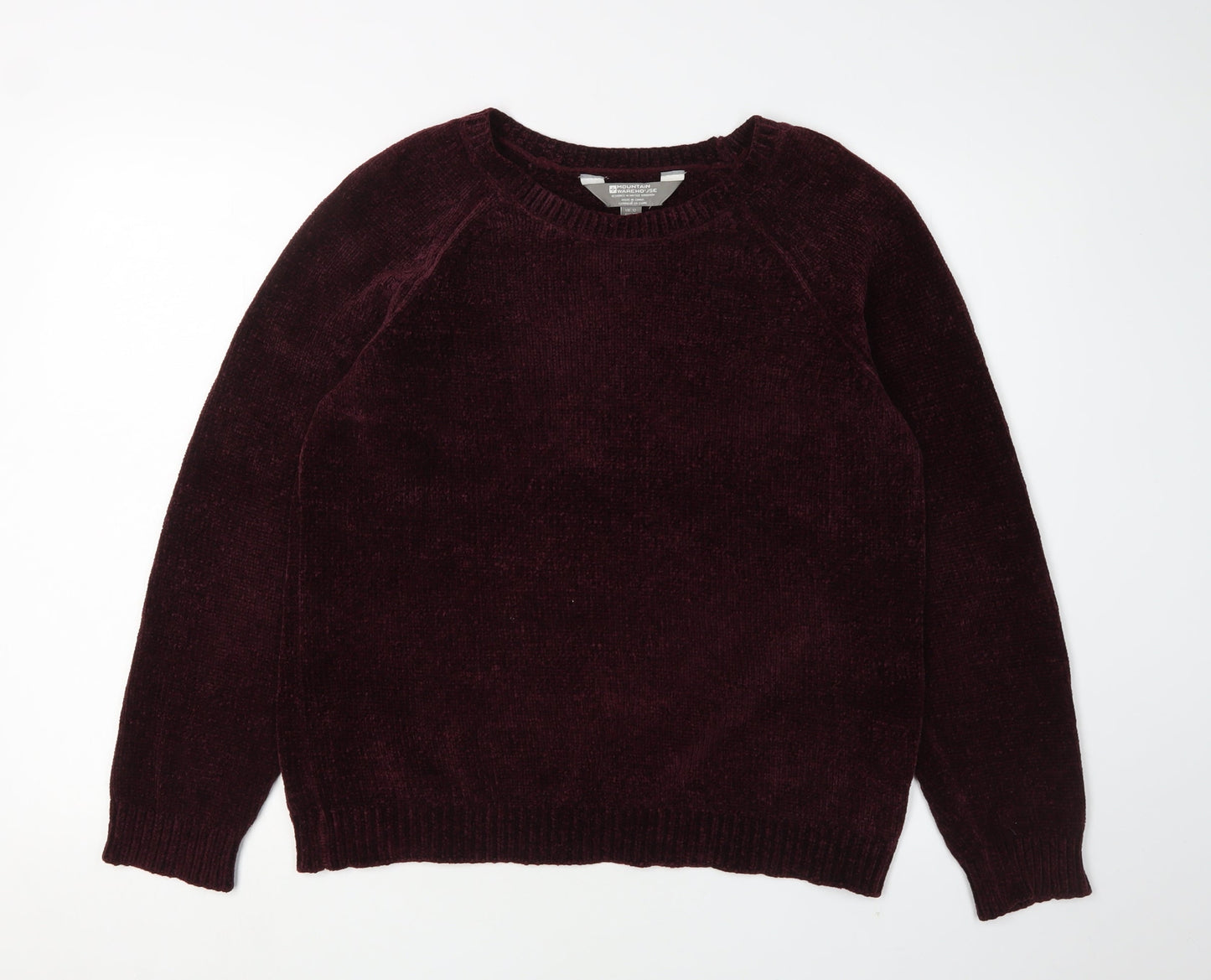 Womens UK Size 12 Mountain Warehouse Purple Pullover Jumper
