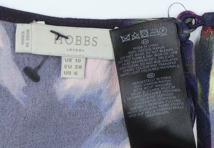Womens UK Size 10 Hobbs Multicoloured Tunic Blouse