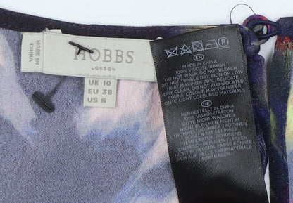 Womens UK Size 10 Hobbs Multicoloured Tunic Blouse