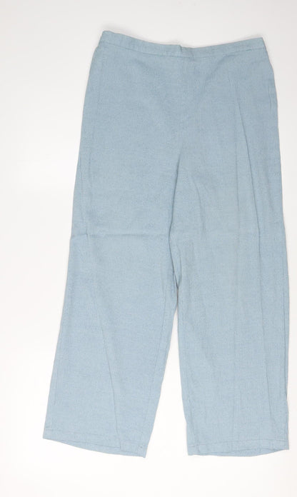 Womens UK Size 12 Honor Millburn Regular Fit Casual Blue Trousers