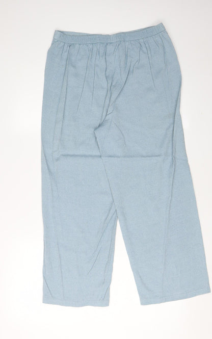 Womens UK Size 12 Honor Millburn Regular Fit Casual Blue Trousers