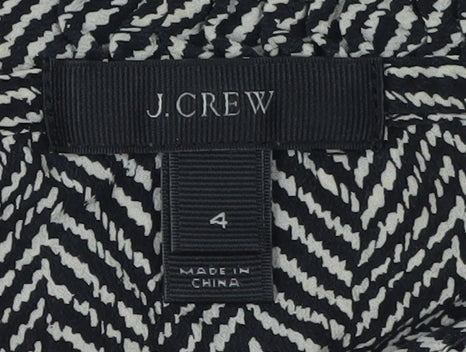 J. Crew Women's Black Silk Sleeveless Blouse, Size 8