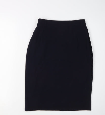 Jaeger Women's Black Pencil Skirt Size 8 Business