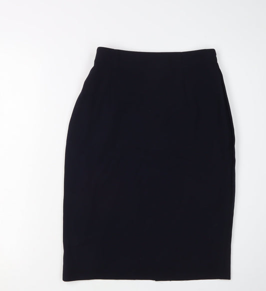 Jaeger Women's Black Pencil Skirt Size 8 Business