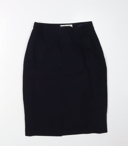 Jaeger Women's Black Pencil Skirt Size 8 Business
