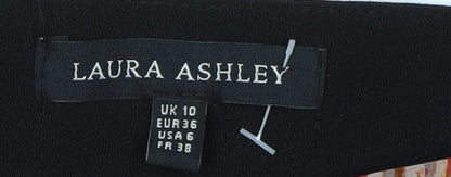 Laura Ashley Women’s Black Multicoloured Shift Dress 10