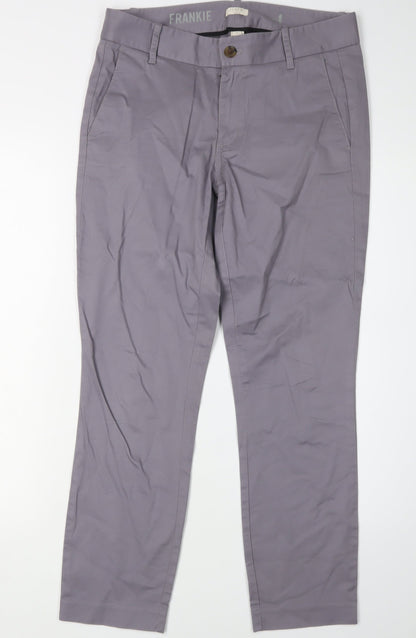 J.Crew Women's Grey Chino Trousers Size 4