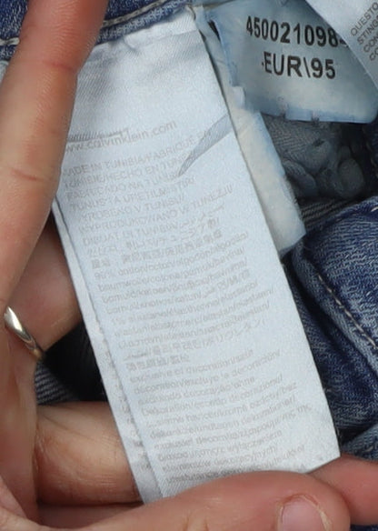 Calvin Klein Women's Blue Skinny Jeans UK 12