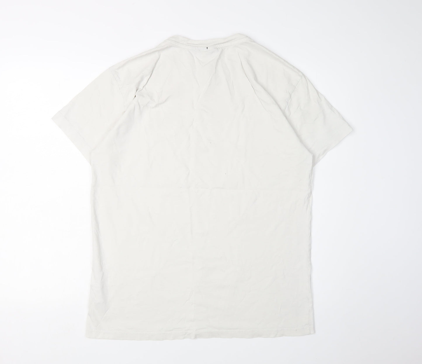 Napapijri Men's White Logo T-Shirt XS