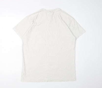 Napapijri Men's White Logo T-Shirt XS