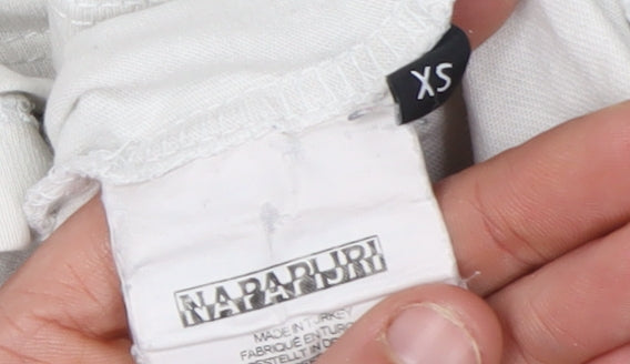 Napapijri Men's White Logo T-Shirt XS