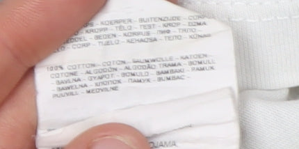 Napapijri Men's White Logo T-Shirt XS