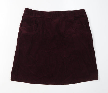 Oasis Women’s Brown Corduroy Skirt, Size 12, Casual
