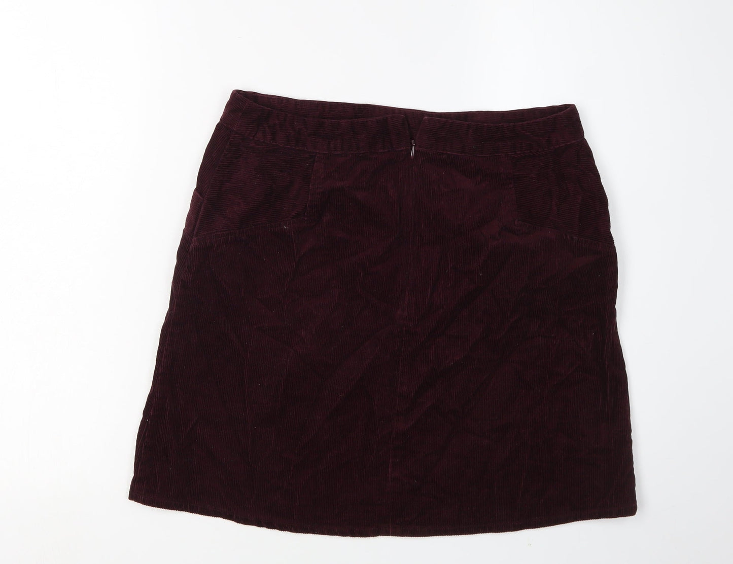 Oasis Women’s Brown Corduroy Skirt, Size 12, Casual