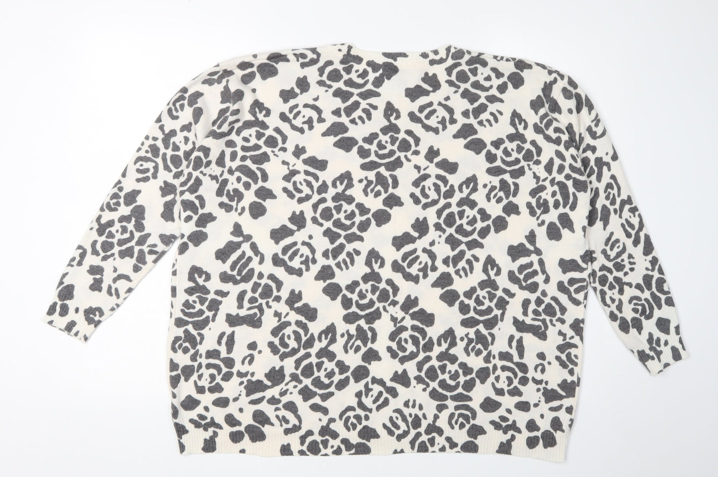 Y London Womens Animal Print Pullover, Size M, Multicoloured