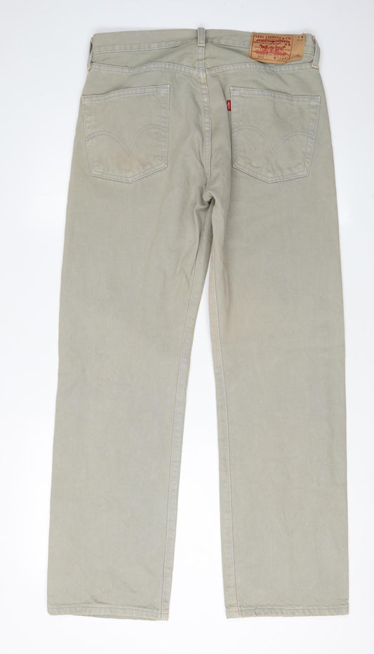 Levi's Beige Straight Jeans Men's 32W 32L Classic Style