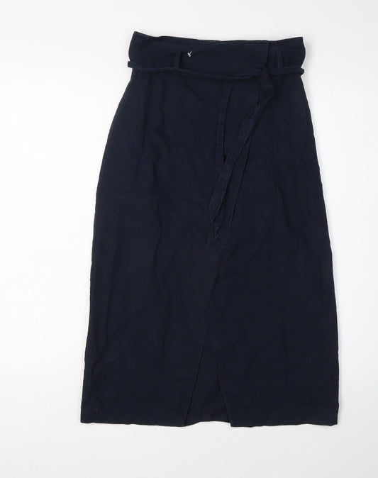 ASOS Women's Blue High Rise Pencil Skirt Size 8