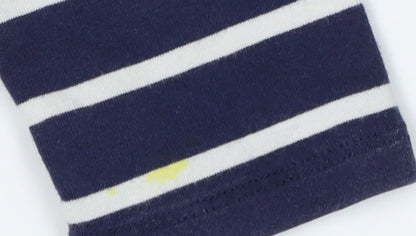 John Lewis Girls Blue Striped Skater Dress, 3 Years