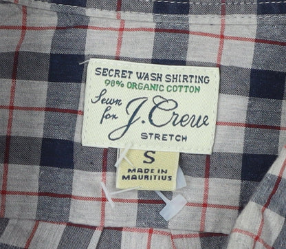 J. Crew Men's Slim Fit Multicoloured Check Shirt S