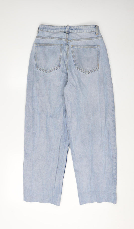 PrettyLittleThing Women's Blue Distressed Boyfriend Jeans