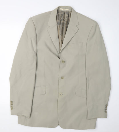 Mens UK Size 40 NEXT Regular Beige Suit Jacket