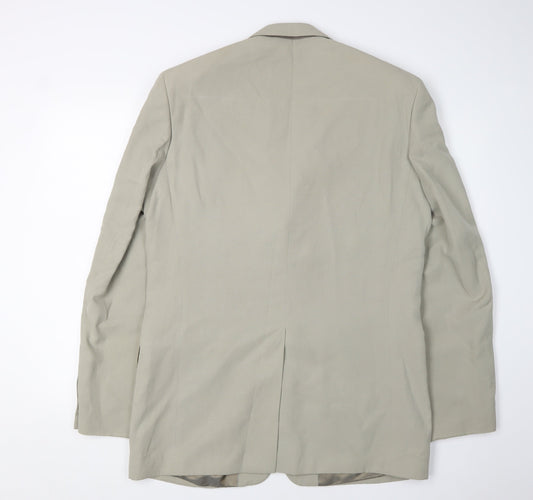 Mens UK Size 40 NEXT Regular Beige Suit Jacket