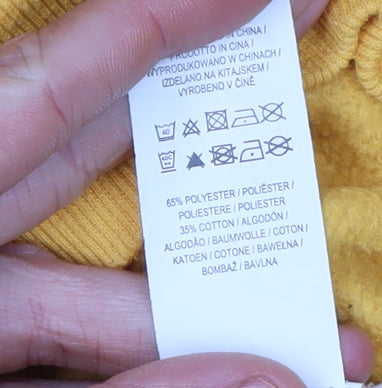 Womens UK Size L Disney Yellow Pullover Sweatshirt