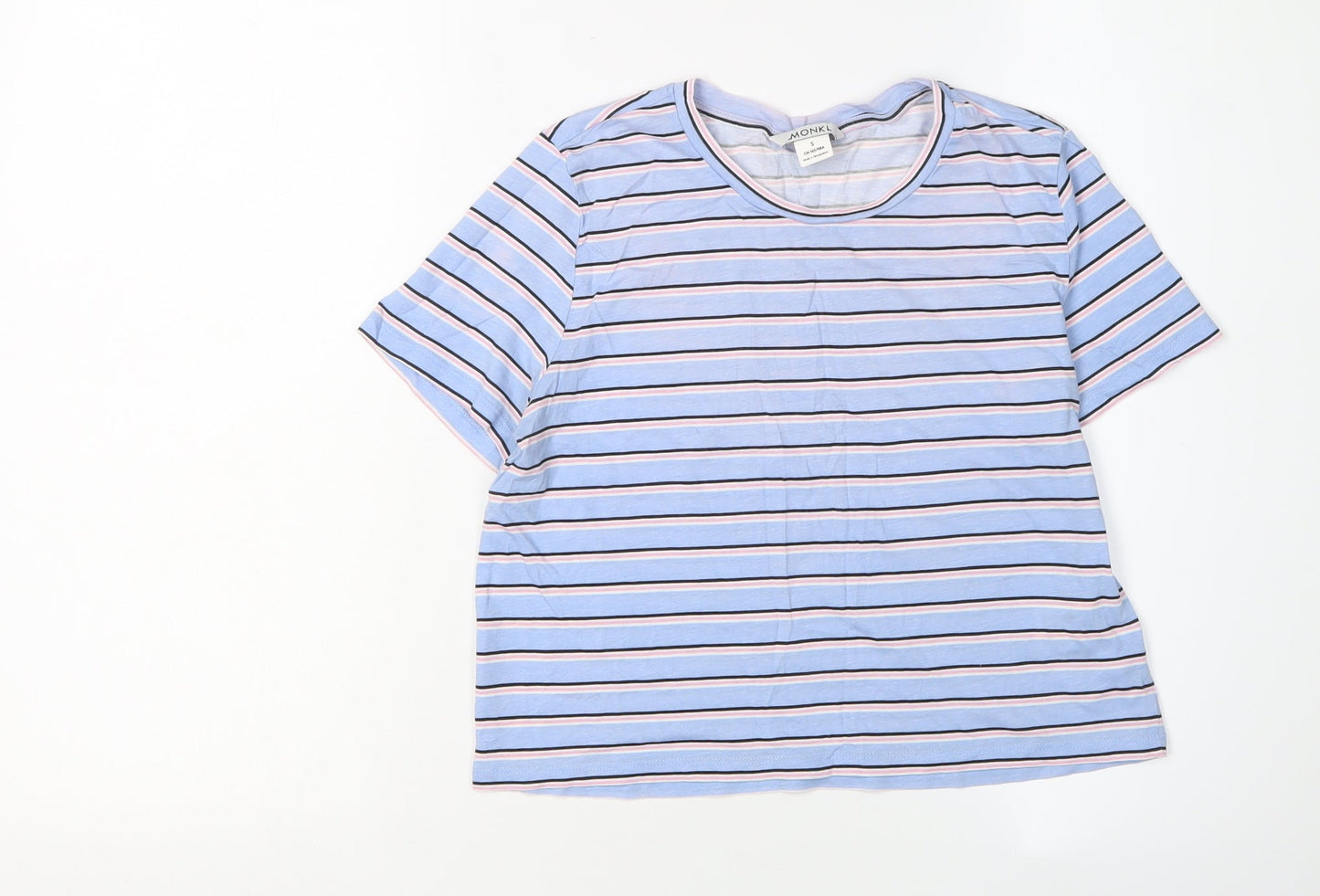 Womens UK Size 12 Monki Multicoloured Basic T-Shirt