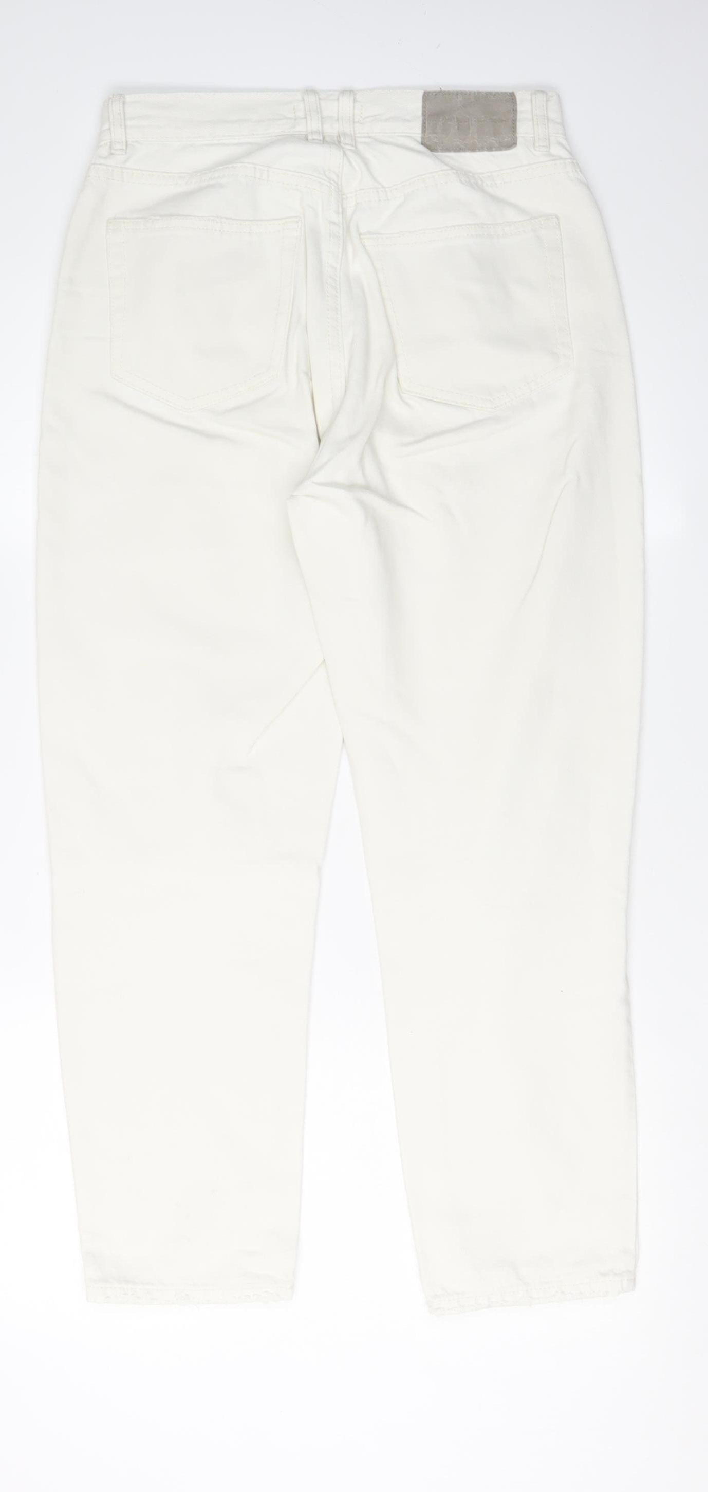 Pull&Bear Women's White Straight Jeans Size 12