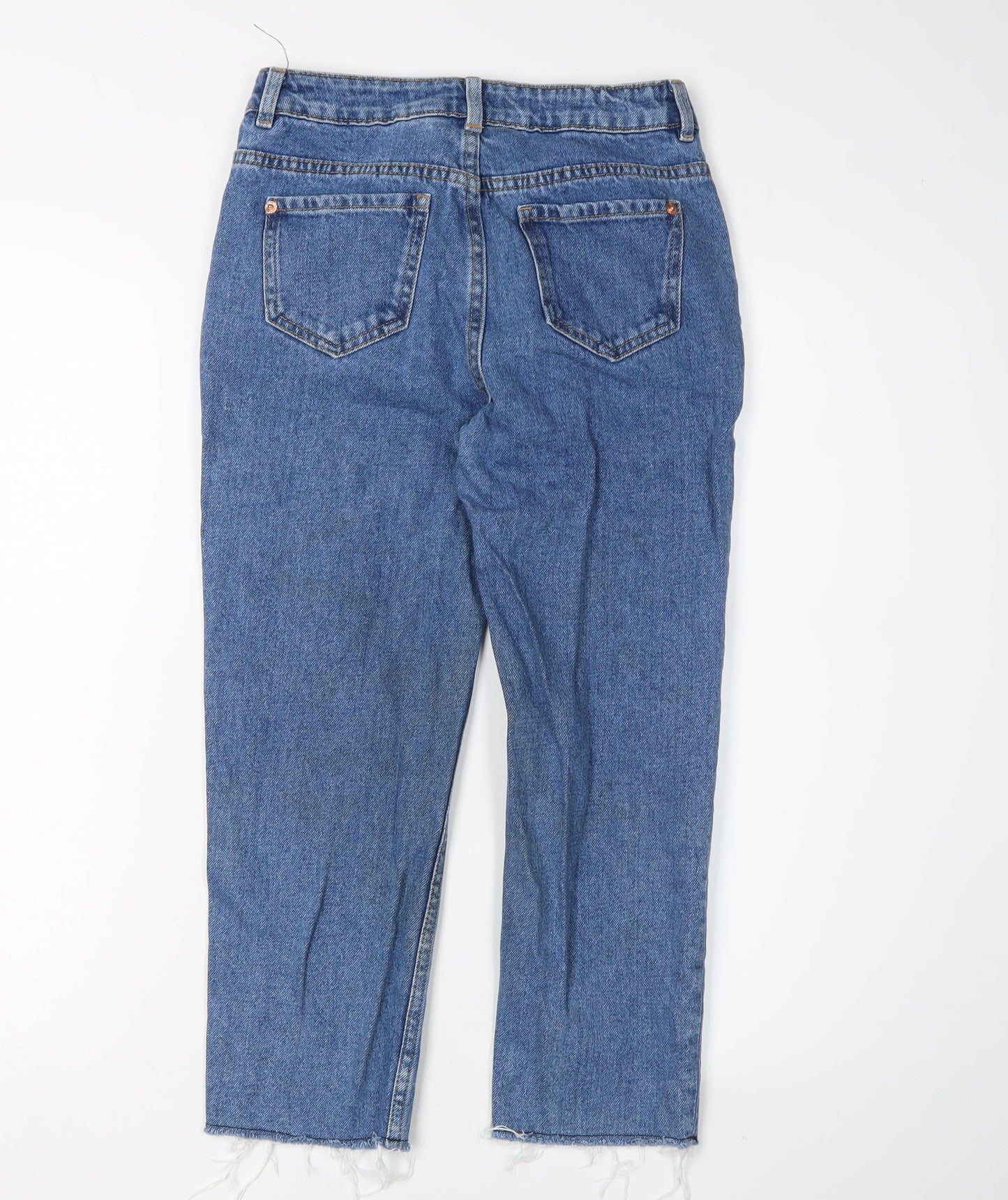 Marks and Spencer Girls Blue Straight Jeans Size 9-10 Years