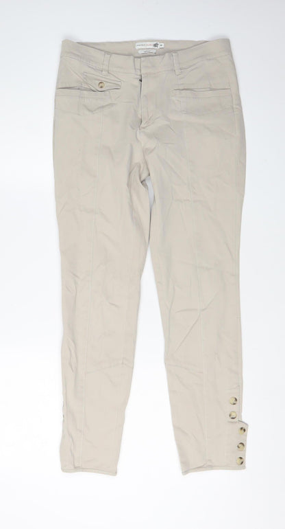 Collection by Jackpot Women's Beige Slim Trousers Size 10