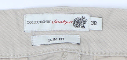 Collection by Jackpot Women's Beige Slim Trousers Size 10